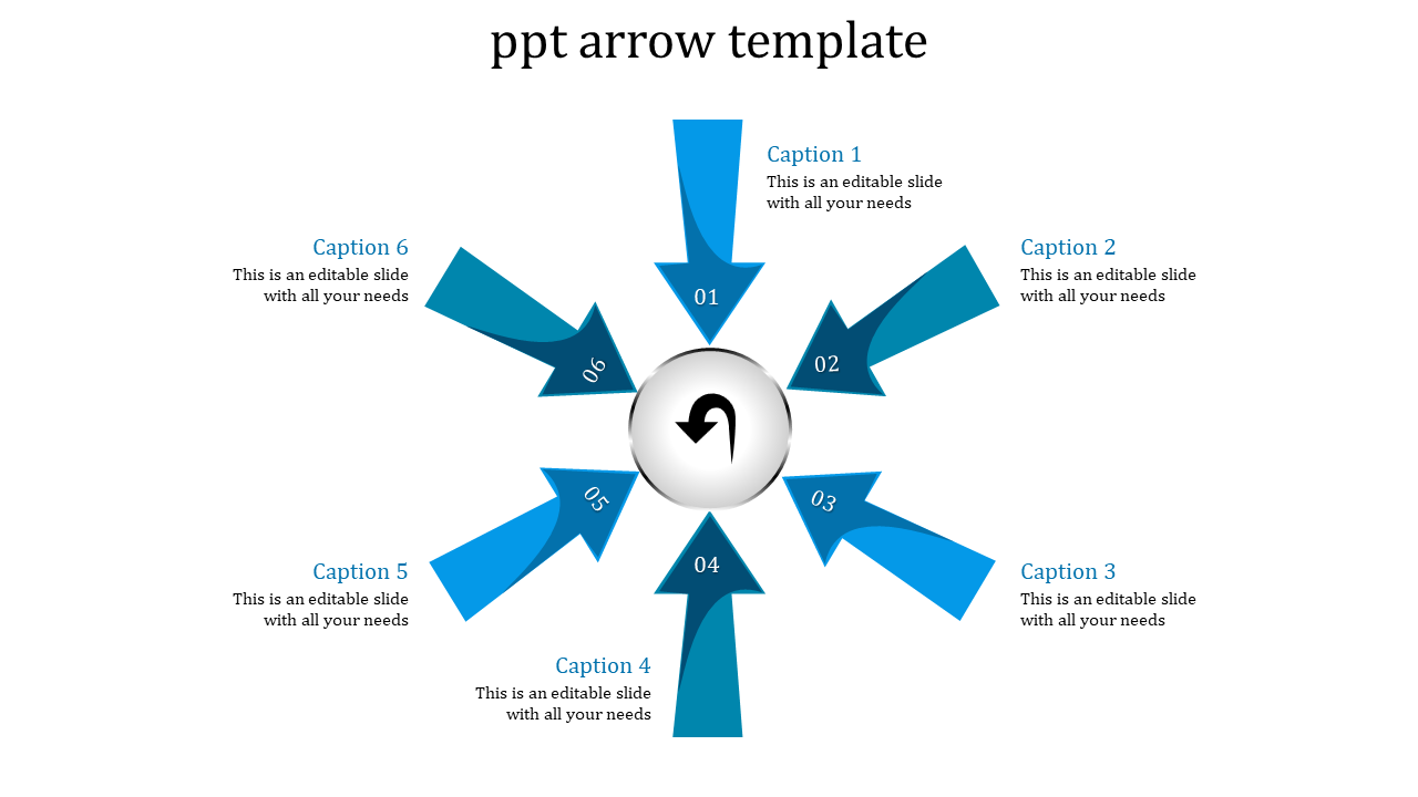 Best Arrows PowerPoint Template and Google Slides Themes